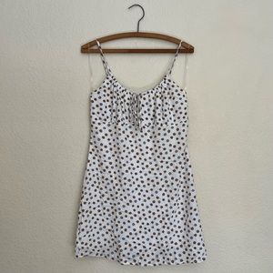 Women's LA Hearts White Mini Dress with Flower Pattern Size Small